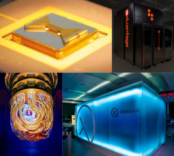 Examples of some of the most well-regarded NISQ quantum hardware models